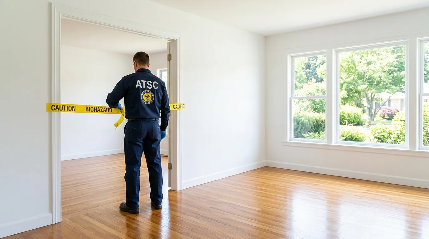 Certified biohazard cleanup crew performing Crime Scene Cleanup in Kaimuki